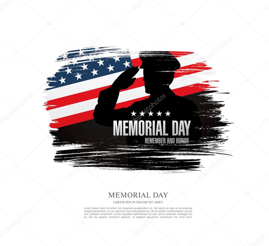 Memorial day banner