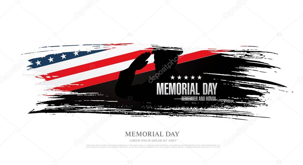 Memorial day banner