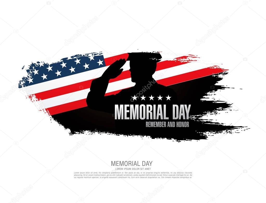 Memorial day banner