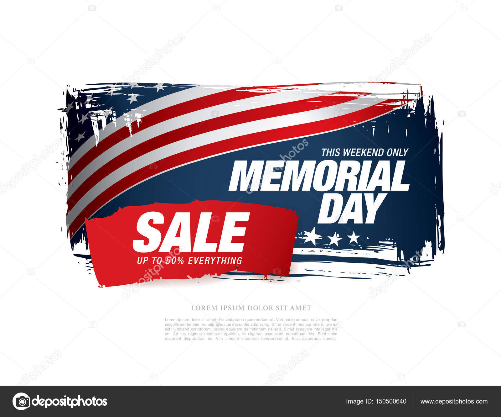 4 328 Memorial Day Sale Vector Images Free Royalty Free Memorial Day Sale Vectors Depositphotos