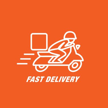 Bir adam bir scooter sürme.
