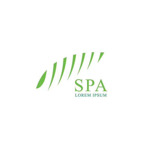 緑色の会社のロゴ — ストックベクタ