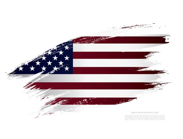 Fundo bandeira americana — Vetor de Stock