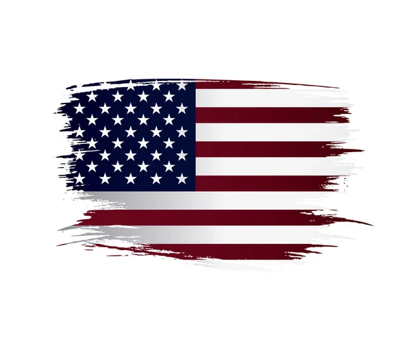 Fundo bandeira americana —  Vetores de Stock