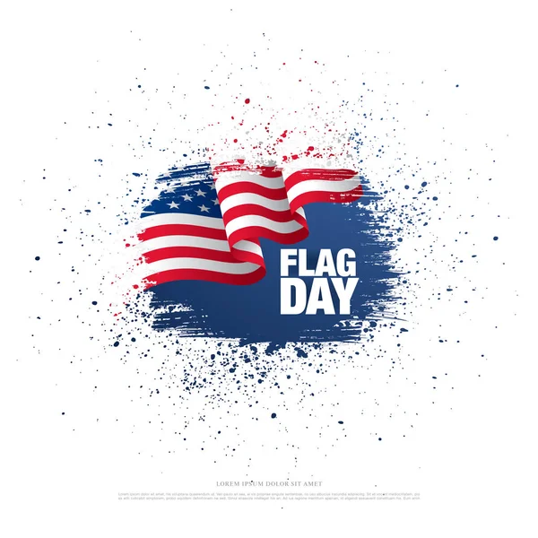 Bandera de día de bandera — Archivo Imágenes Vectoriales