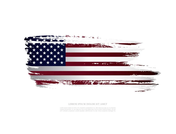 American flag background — Stock Vector