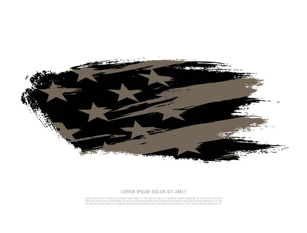 Fondo de bandera americana — Vector de stock