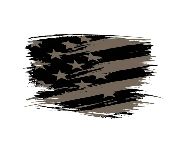Hintergrund der amerikanischen Flagge — Stockvektor