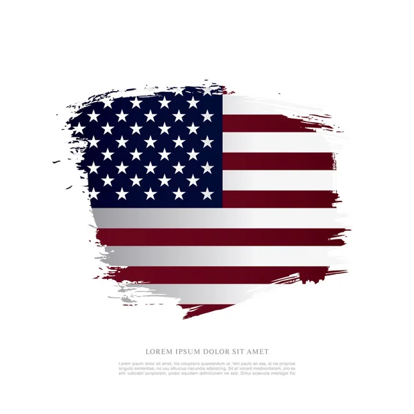 アメリカ国旗の背景 — ストックベクタ