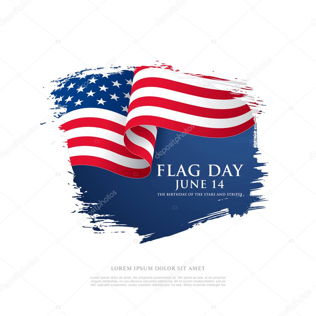 Flag day banner