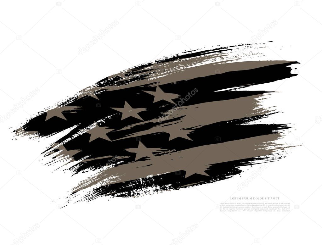 American flag background