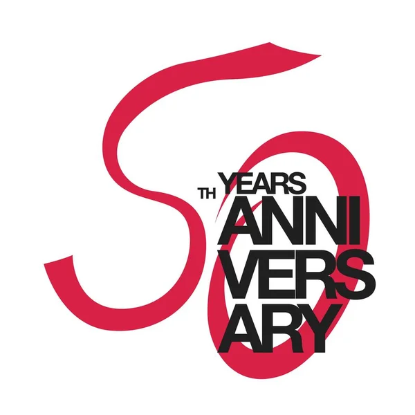 Emblème du 50e anniversaire — Image vectorielle