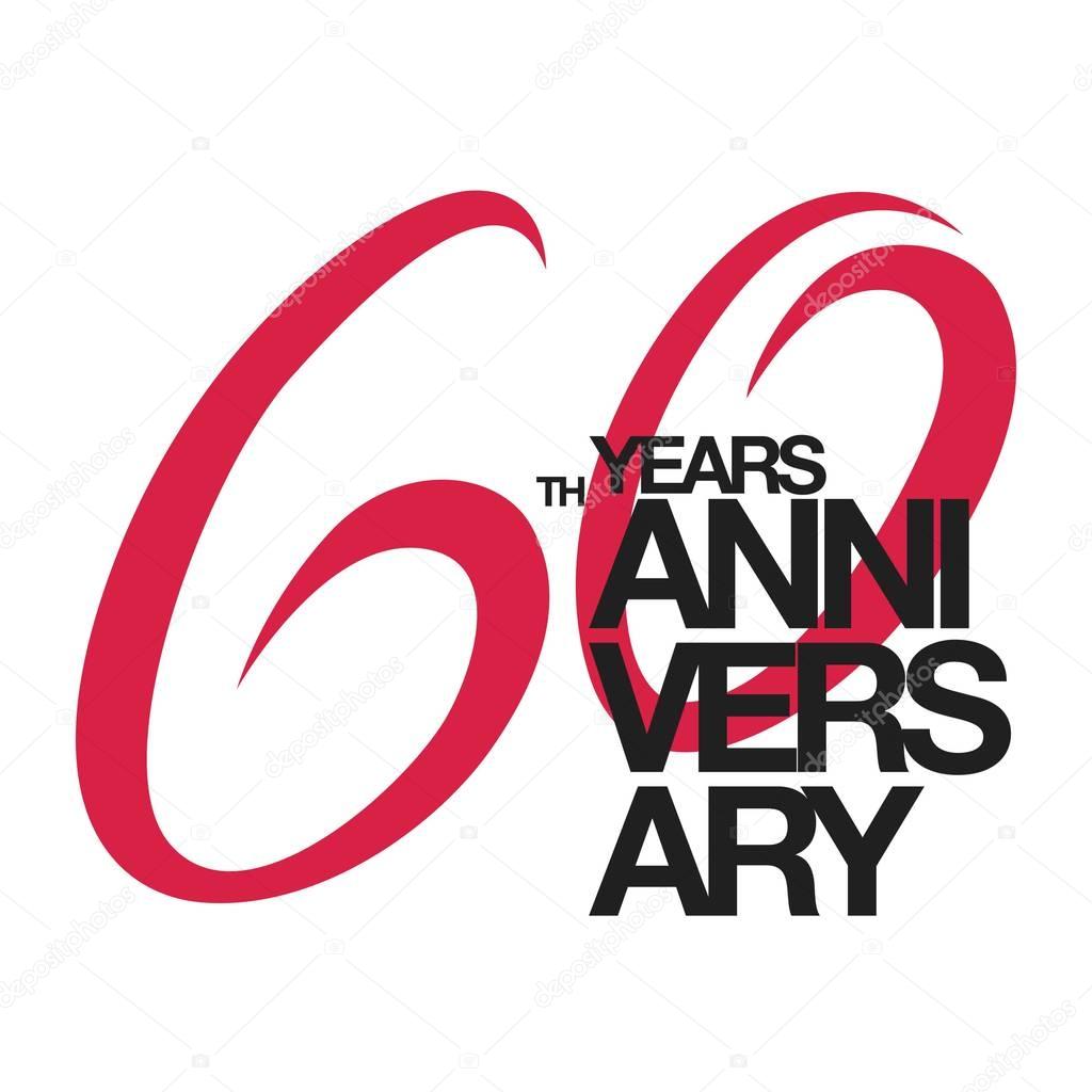 60th anniversary emblem