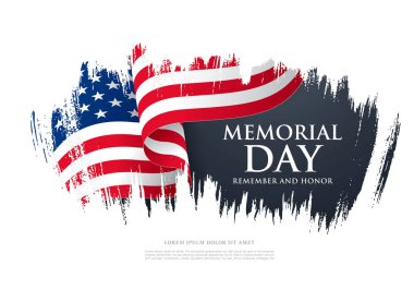 Amerikan Memorial gün afiş