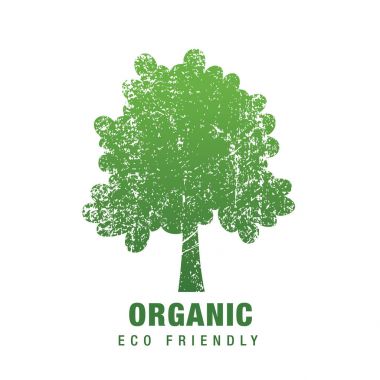Organik Eko simgesi tasarım.