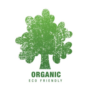 Organik Eko simgesi tasarım.