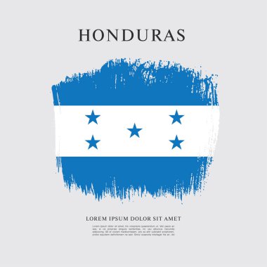 Honduras bayrağı düzeni