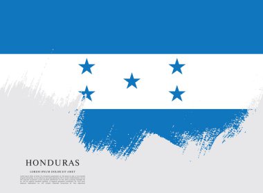 Honduras bayrağı düzeni