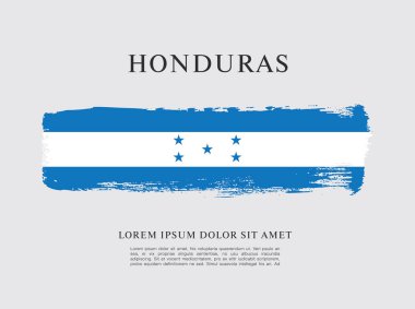 Honduras bayrağı düzeni