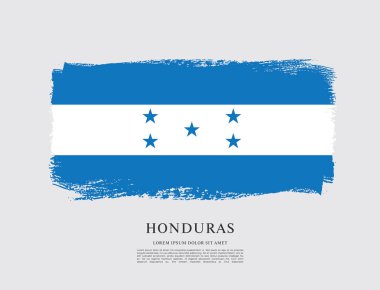 Honduras bayrağı düzeni