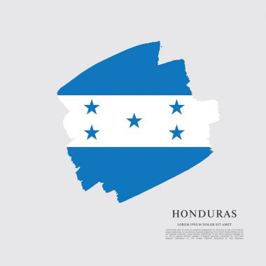 Honduras bayrağı düzeni