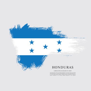 Honduras bayrağı düzeni