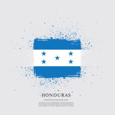 Honduras bayrağı düzeni