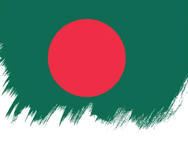 Layout de bandeira Bangladesh — Vetor de Stock