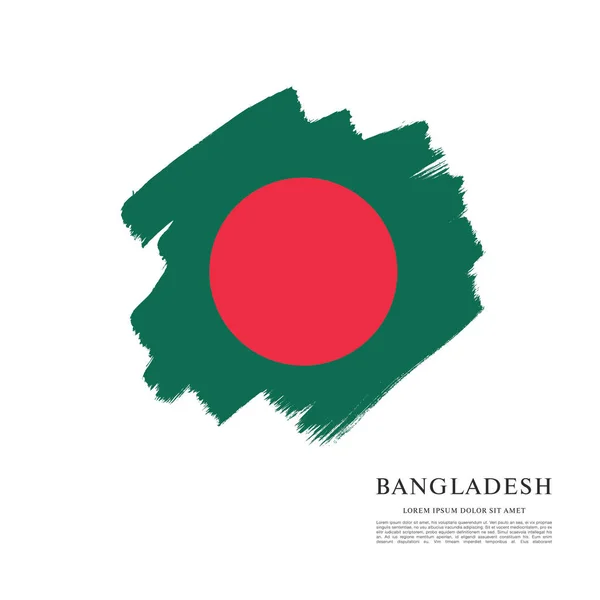Bangladesh Flagge Layout — Stockvektor