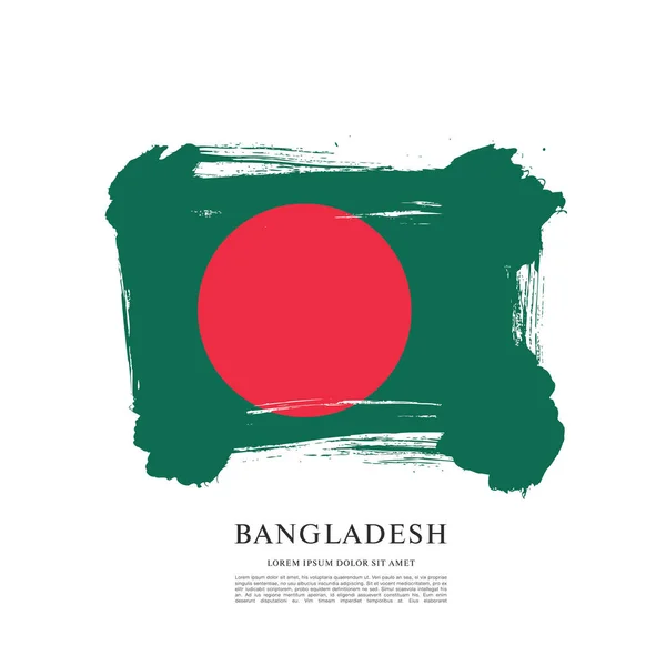 Bangladesh flag layout — Stock Vector