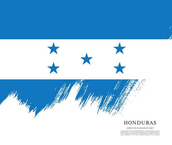 洪都拉斯国旗布局 — 图库矢量图片