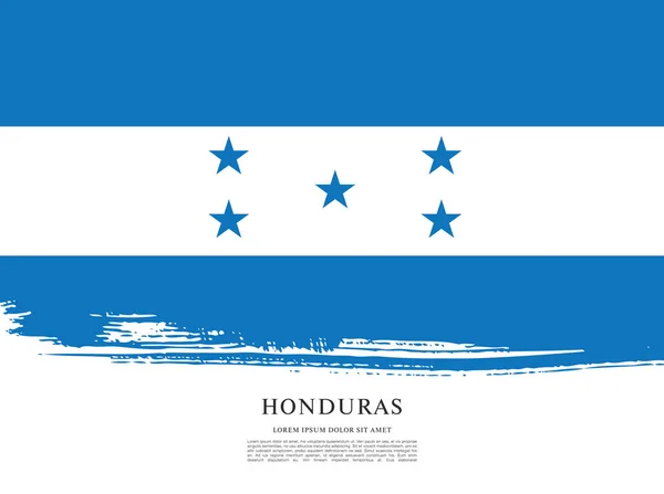 Diseño de bandera de Honduras — Archivo Imágenes Vectoriales