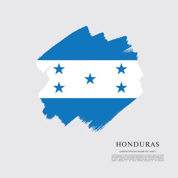 ホンジュラスの旗レイアウト — ストックベクタ