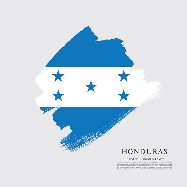 Diseño de bandera de Honduras — Archivo Imágenes Vectoriales