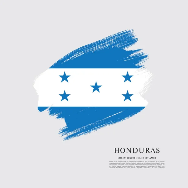 Diseño de bandera de Honduras — Archivo Imágenes Vectoriales