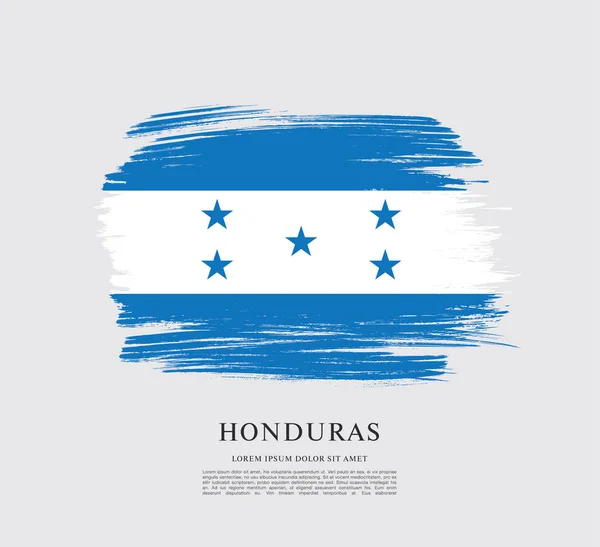 ホンジュラスの旗レイアウト — ストックベクタ