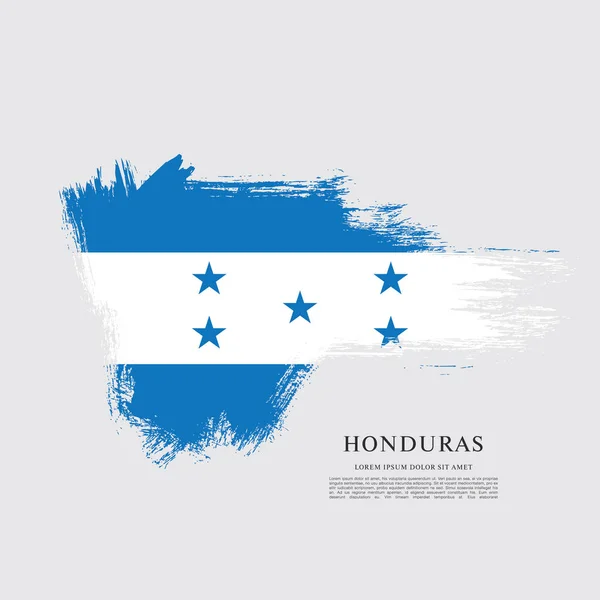 Diseño de bandera de Honduras — Archivo Imágenes Vectoriales