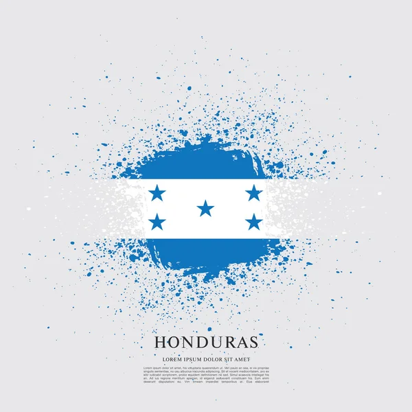 Honduras příznak rozložení — Stockový vektor