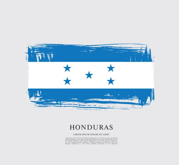 Honduras bayrağı düzeni — Stok Vektör