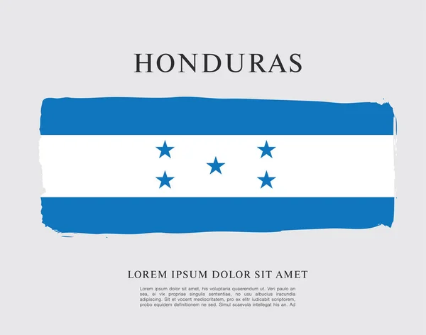 Honduras bayrağı düzeni — Stok Vektör