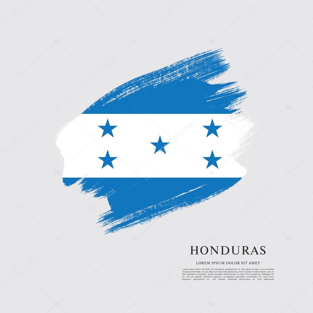 Honduras flag layout