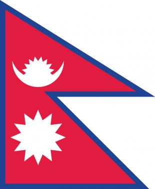 Nepal bayrağı düzeni