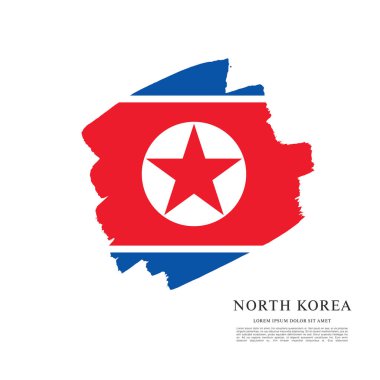 Kuzey Kore bayrağı düzeni