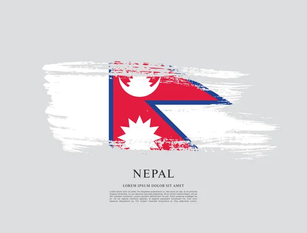 Bandera de Nepal — Archivo Imágenes Vectoriales