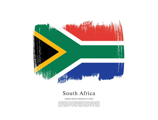 Afrique du Sud drapeau disposition — Image vectorielle