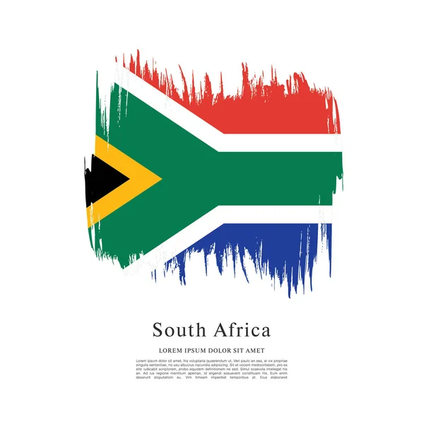 南非国旗布局 — 图库矢量图片