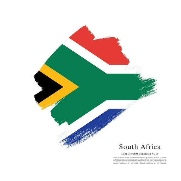 Zuid-Afrika vlag lay-out — Stockvector