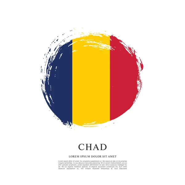 Διάταξη σημαία του Τσαντ — Διανυσματικό Αρχείο