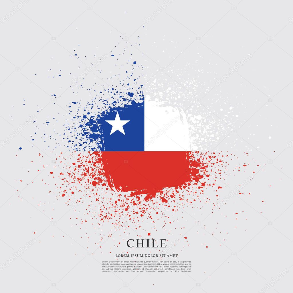 Chile flag layout