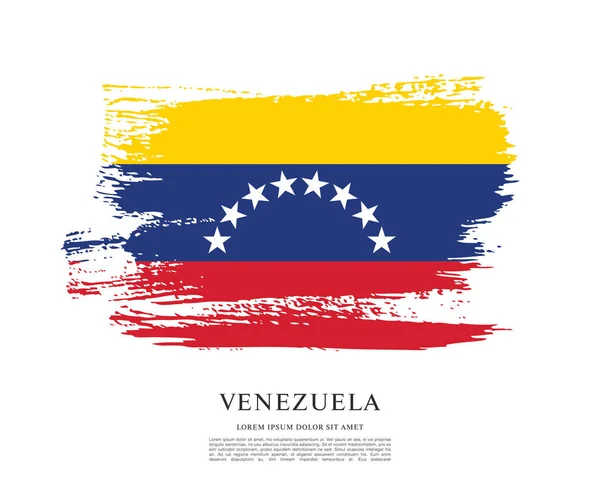 Diseño de bandera de Venezuela — Archivo Imágenes Vectoriales